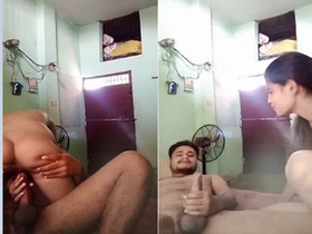 Exclusive amateur video of Indian lover's wild ride and unorthodox sex