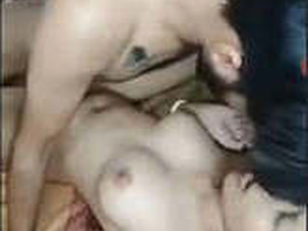Super hot desi couple's fucking clip lacking in quality
