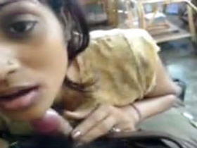 Malathy, the spicy college beauty, gets wild in her office with HOD video