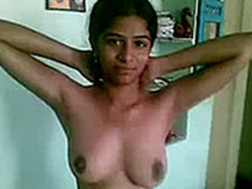 Hot Aunty from India performs in front of the camera