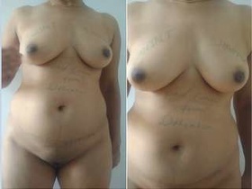 Desi girl unveils her natural tits and pussy in an exclusive video