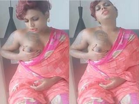 NRI Tamil girl teases with her big boobs in exclusive video