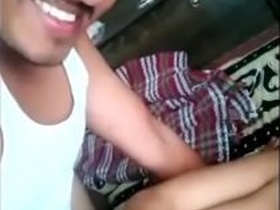 Newlyweds share their honeymoon with a threesome at home