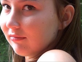 Young woman swallows cum in POV video