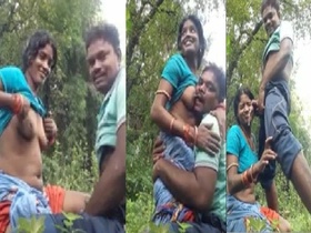 Odia couple films themselves having sex outdoors and sends MMS