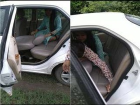 Desi lover recording their car sex with country boy