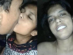 Indian couple reaches orgasm while playing with sex toys in the car