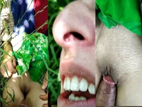 Outdoor sex with a stunning Kashmiri babe