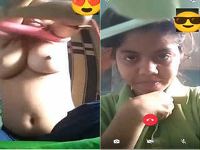 Indian Bangla girl flaunts her big breasts