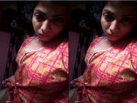 Horny girl reveals her naked body in part 4