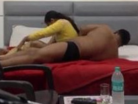 Indian bhabhi moans loudly with a client in a hotel room with clear audio