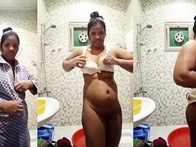 Desi's seductive striptease and sultry lingerie showcase on the XXX camera