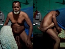 Mature Bangladeshi uncle satisfies his maid