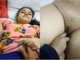 Horny desi babe takes a rough anal pounding from her partner