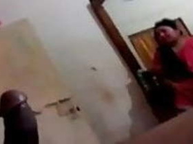 Indian wife gives blowjob and checks for semen while her husband is away