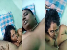 Fat Indian woman gives a blowjob in XXX video