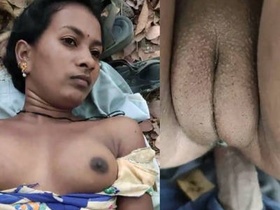 Sexy wife with big boobs gets outdoor blowjob and fucking