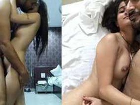 Desi man with a mustache pleasures beautiful nipples in this video