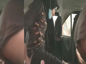 Desi nurse gets down and dirty in the backseat