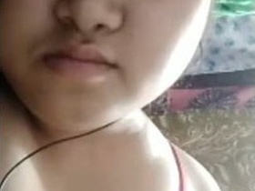 Assamese girl shows her pussy in a virtual reality video
