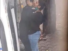 Passionate outdoor encounter with a happy ending