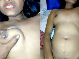 Friend and sexy wife engage in oral and sexual activity with dick