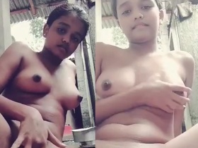 Horny Indian girl gets fingered by a handsome guy