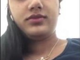Cute Indian wife shows off her nice tits