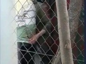 Desi hijabi gets fucked in standing position outdoors
