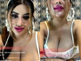 Rivika Mani's live webcam show in transparent bikini with voice and body language
