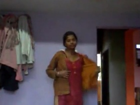 Change the girl's outfit in this sexy undressing video