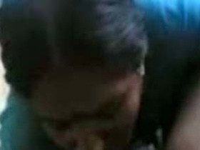 Homemade video of a mature maid getting a POV blowjob from her employer