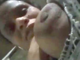 Indian housewife in a video call