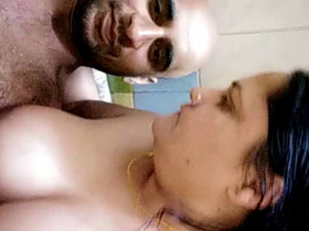 Indian couple indulges in nude dancing and hubby sucks boobs