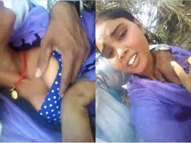 Desi lover in outdoor romance with exclusive amateur video
