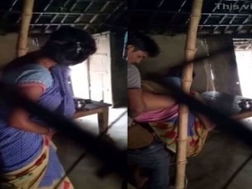 Tamil housewife gets naughty in a hot video