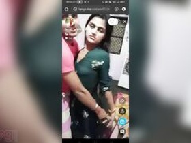 Desi couple's hot sex in home video with fingering and phone sex