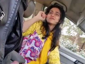 Hindi video of girlfriend giving boyfriend a blowjob in the car