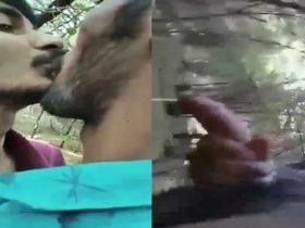 Tamil boys enjoy outdoor sex in a village