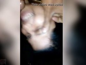 College girl gives a blowjob to her lover in this video