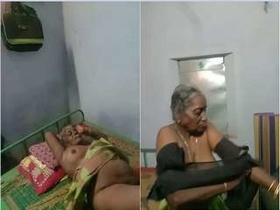 Exclusive video of mature couple showcasing their bodies