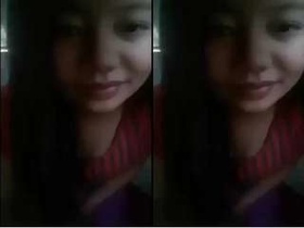 Exclusive video of a beautiful Assamese girl flaunting her body