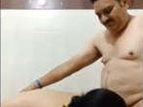 Couple films their steamy bathroom sex session on camera