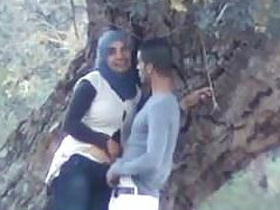 Desi couple has sex in a park