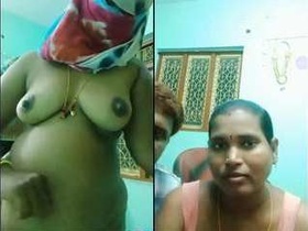 Tamil wife reveals her naked body to fans in exclusive video