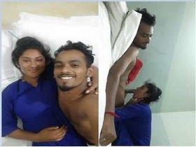 Desi lover's exclusive romantic encounter with a blowjob