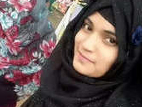 Cute Indian girl shows off on video call