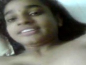 Tamil girl with big boobs talks dirty in a sexy video