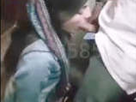 College girl from Pakistan gives a blowjob