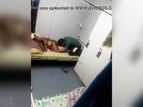 Mature aunty from South India gets fucked by young guy in the office